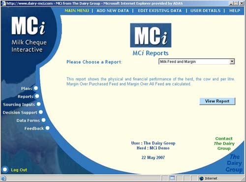 MCi Dairy Costings